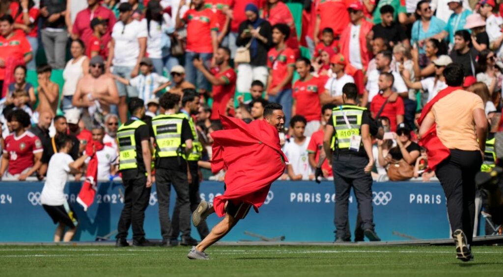 Argentina, Morocco Olympic soccer match ends in drama, confusion