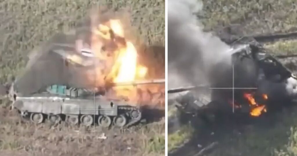 Insane moment Ukraine drone obliterates Russian armour in fresh battlefield win | World | News