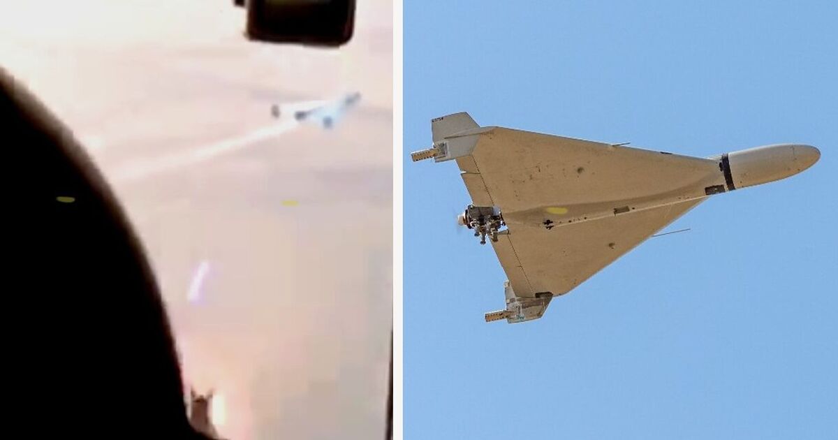 Insane moment Ukrainian soldier blasts Putin drone out of the sky | World | News