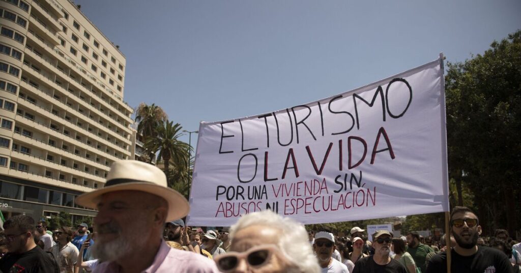 Locals in seaside town stage new anti-tourism protest | World | News