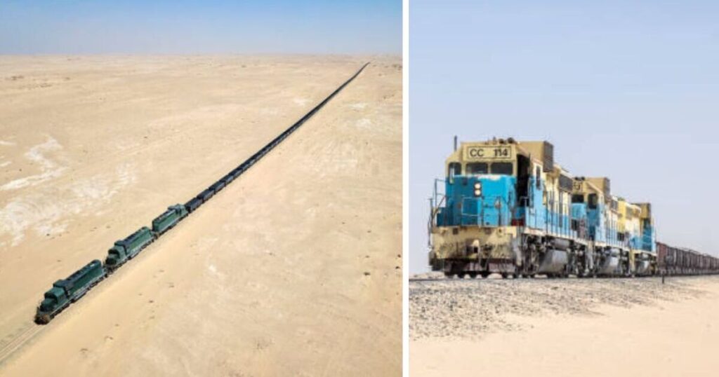 Mauritania iron ore train that's one of the world's longest | World | News