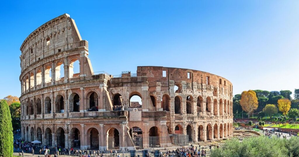 Outrage as teen tourist carves his initials into Rome's Colosseum | World | News