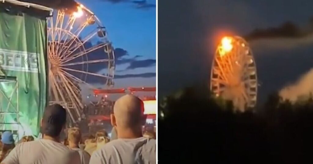 Panic in Germany as ferris wheel fire leaves 23 festival-goers injured | World | News