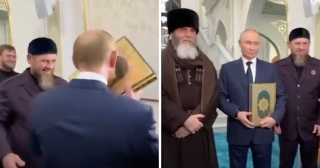 Vladimir Putin seen kissing Quran during Chechnya visit as Russia suffers humiliating blow | World | News