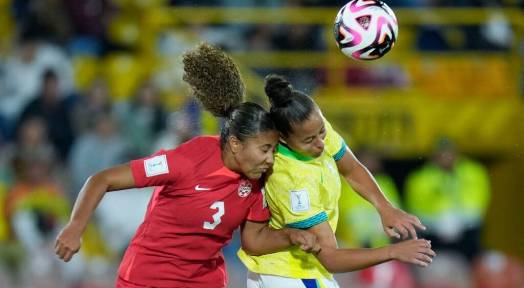 Canadian women beaten by Brazil, drop to third place in Group B at FIFA U-20 World Cup