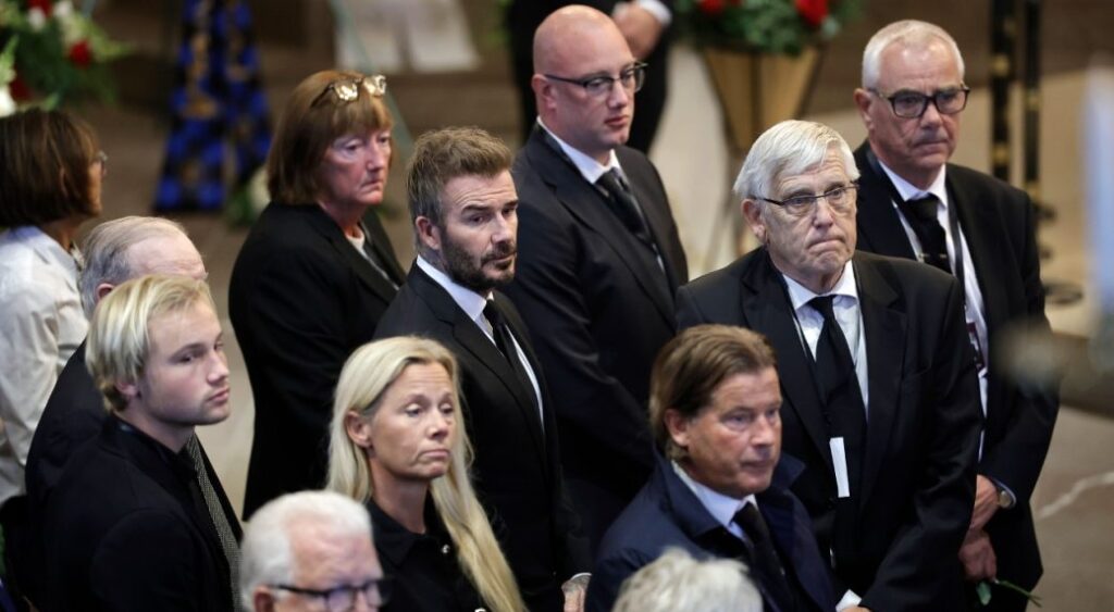 David Beckham among soccer dignitaries attending ex-England coach Sven-Goran Eriksson’s funeral