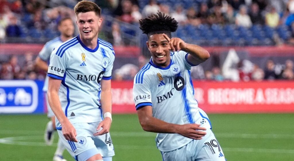 Pearce, Saliba score first goals as CF Montreal rally to draw with Revolution