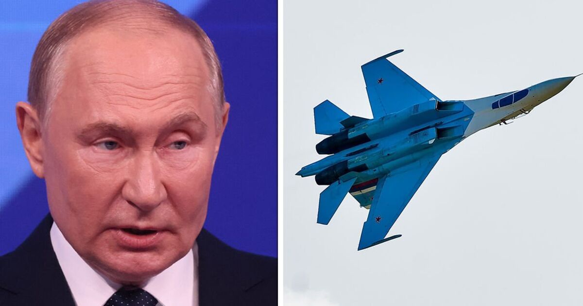 Vladimir Putin reeling as Russian Su-30 fighter 'shot down by Ukraine' | World | News